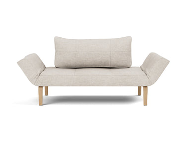 Zeal Bow daybed i 470 Yuveno Natural, set forfra