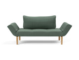 Zeal Bow daybed i 518 Elegance Green, set forfra