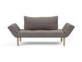 Zeal Bow daybed i 521 Mixed Dance Grey, set forfra