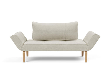 Zeal Bow daybed i 527 Mixed Dance Natural, set forfra