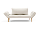 Zeal Bow daybed i 531 Bouclé Off White, set forfra