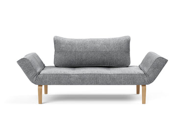 Zeal Bow daybed i 565 Twist Granite, set forfra