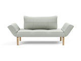 Zeal Bow daybed i 888 Mozart Slate Brown, set forfra