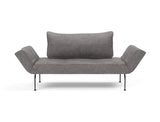 Zeal Laser daybed i 282 Avella Warm Grey, set forfra