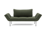 Zeal Laser daybed i 413 Esina Olive Green, set forfra
