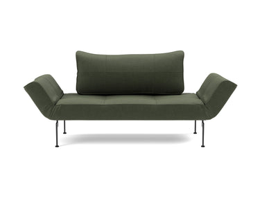 Zeal Laser daybed i 413 Esina Olive Green, set forfra