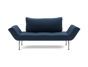 Zeal Laser daybed i 414 Esina Indigo Blue, set forfra