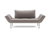 Zeal Laser daybed i 418 Esina Truffle, set forfra