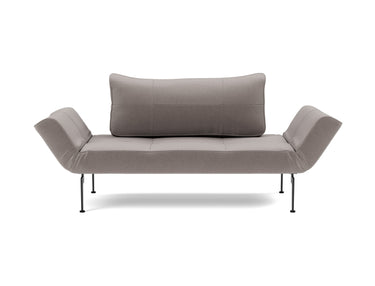 Zeal Laser daybed i 418 Esina Truffle, set forfra