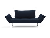 Zeal Laser daybed i 528 Mixed Dance Blue, set forfra