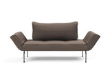 Zeal Laser daybed i 530 Bouclé Taupe, set forfra