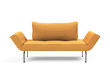 Zeal Laser daybed i 536 Bouclé Ochre, set forfra