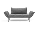 Zeal Laser daybed i 563 Twist Charcoal, set forfra