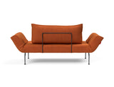 Zeal Laser daybed i 412 Esina Rust Orange, set bagfra