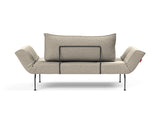 Zeal Laser daybed i 539 Bouclé Beige, set bagfra