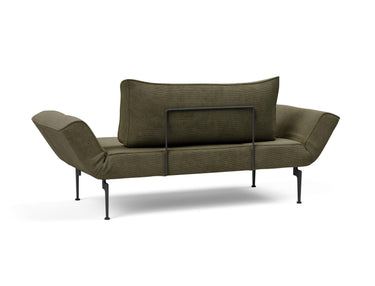Zeal Laser daybed i 316 Cordufine Pine Green, set skråt bagfra