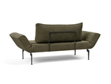 Zeal Laser daybed i 316 Cordufine Pine Green, set skråt bagfra