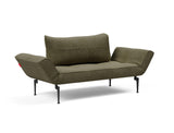 Zeal Laser daybed i 316 Cordufine Pine Green, set skråt forfra