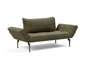 Zeal Laser daybed i 316 Cordufine Pine Green, set skråt forfra