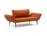 Zeal Laser daybed i 412 Esina Rust Orange, set skråt forfra