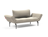Zeal Laser daybed i 539 Bouclé Beige, set skråt forfra