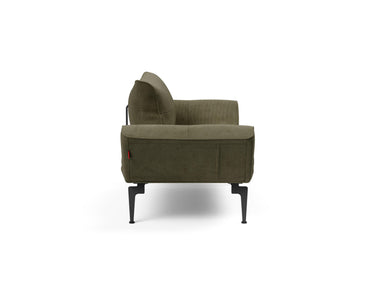 Zeal Laser daybed i 316 Cordufine Pine Green, set fra siden