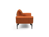 Zeal Laser daybed i 412 Esina Rust Orange, set fra siden