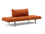 Zeal Laser daybed i 412 Esina Rust Orange, som seng
