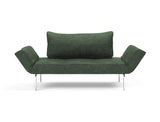 Zeal Straw daybed i 281 Avella Pine Green, set forfra