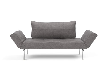 Zeal Straw daybed i 282 Avella Warm Grey, set forfra