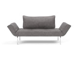 Zeal Straw daybed i 282 Avella Warm Grey, set forfra