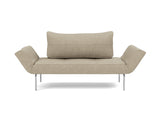 Zeal Straw daybed i 356 Taura Sand, set forfra