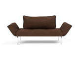Zeal Straw daybed i 359 Taura Cappuccino, set forfra