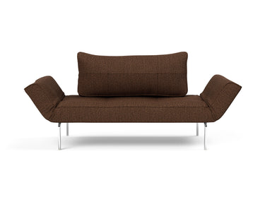 Zeal Straw daybed i 359 Taura Cappuccino, set forfra