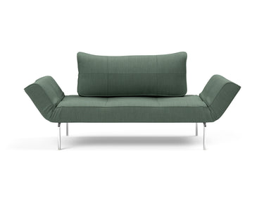 Zeal Straw daybed i 518 Elegance Green, set forfra