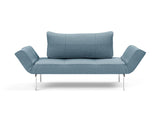 Zeal Straw daybed i 525 Mixed Dance Light Blue, set forfra