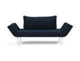 Zeal Straw daybed i 528 Mixed Dance Blue, set forfra