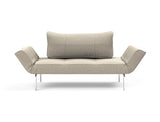 Zeal Straw daybed i 539 Bouclé Beige, set forfra
