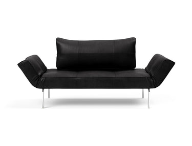 Zeal Straw daybed i 550 Faunal Black, set forfra