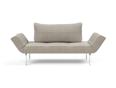 Zeal Straw daybed i 579 Kenya Gravel, set forfra