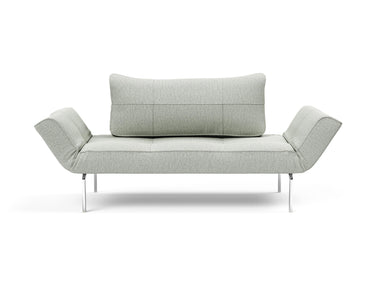 Zeal Straw daybed i 888 Mozart Slate Brown, set forfra
