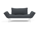Zeal Straw daybed i 894 Mozart Grey Bronze, set forfra