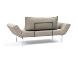 Zeal Straw daybed i 539 Bouclé Beige, set skråt bagfra