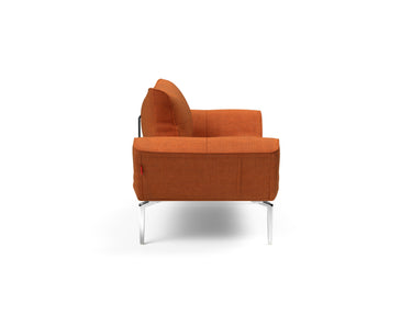Zeal Straw daybed i 412 Esina Rust Orange, set fra siden