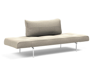 Zeal Straw daybed i 539 Bouclé Beige, som seng