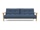 Splitback Frej sovesofa i 302 Weda Blue, set forfra