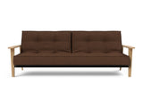 Splitback Frej sovesofa i 359 Taura Cappuccino, set forfra