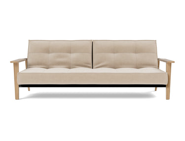 Splitback Frej sovesofa i 410 Esina Almond, set forfra