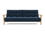 Splitback Frej sovesofa i 414 Esina Indigo Blue, set forfra