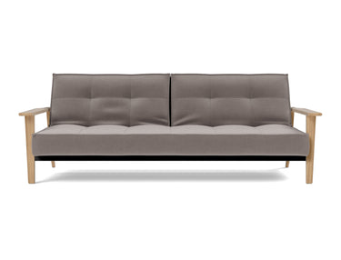 Splitback Frej sovesofa i 418 Esina Truffle, set forfra